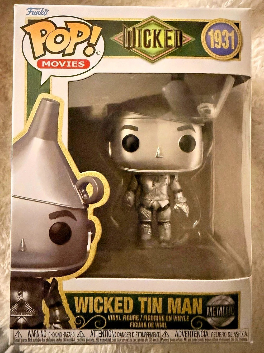 Funko Wicked Tin Man (Metallic) ) Pop! Movies Vinyl Figure #funko